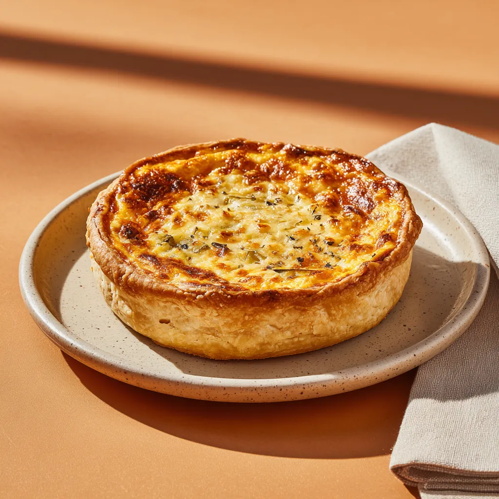 [4099] Quiche au poireaux et emmental